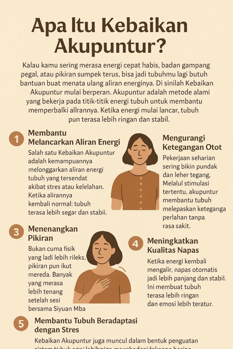 Kebaikan Akupuntur