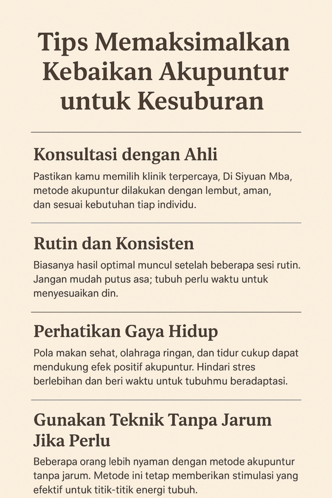 Kebaikan Akupuntur